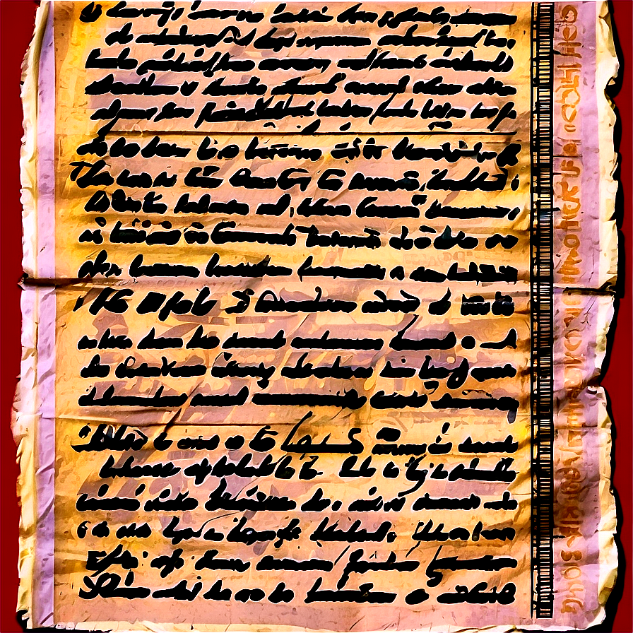 Old Paper Texture With Writing Png 06252024 PNG Image