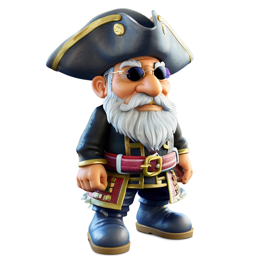 Old Pirate Captain Png Heg PNG Image