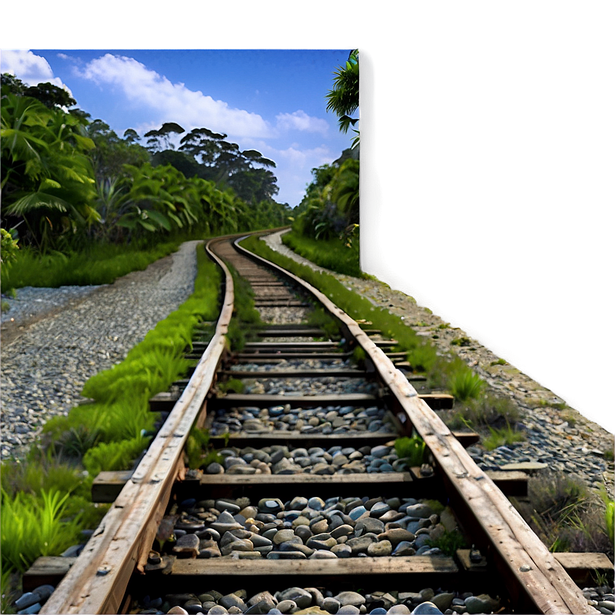 Old Railway Path Png 06202024 PNG Image