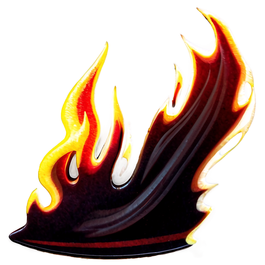 Old School Flames Png Syg16 PNG Image