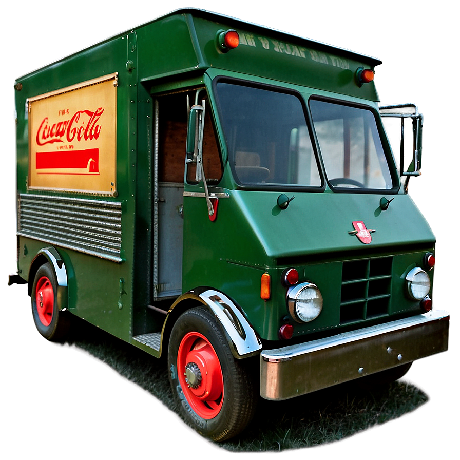 Old School Mail Truck Png 06282024 PNG Image