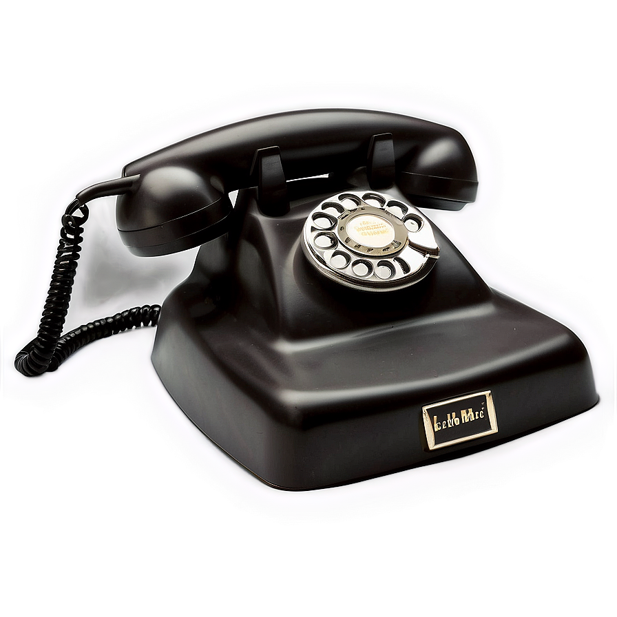 Old School Telephone Png Uke PNG Image