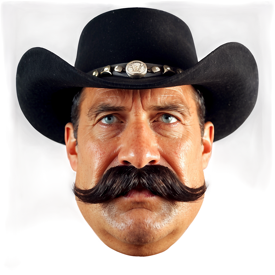 Old Western Sheriff Mustache Png Wuy PNG Image