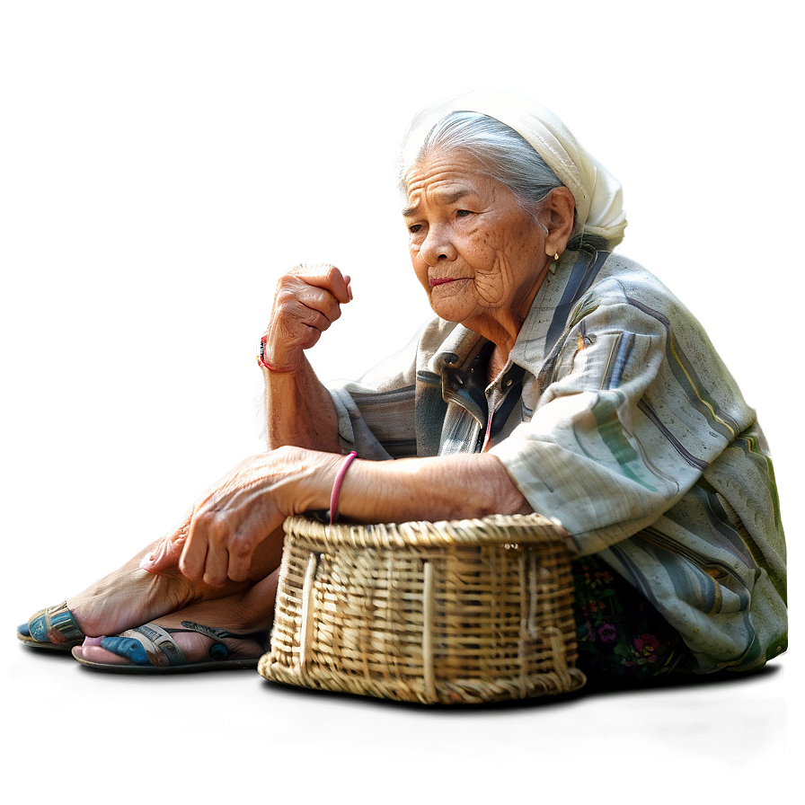 Old Woman D PNG Image