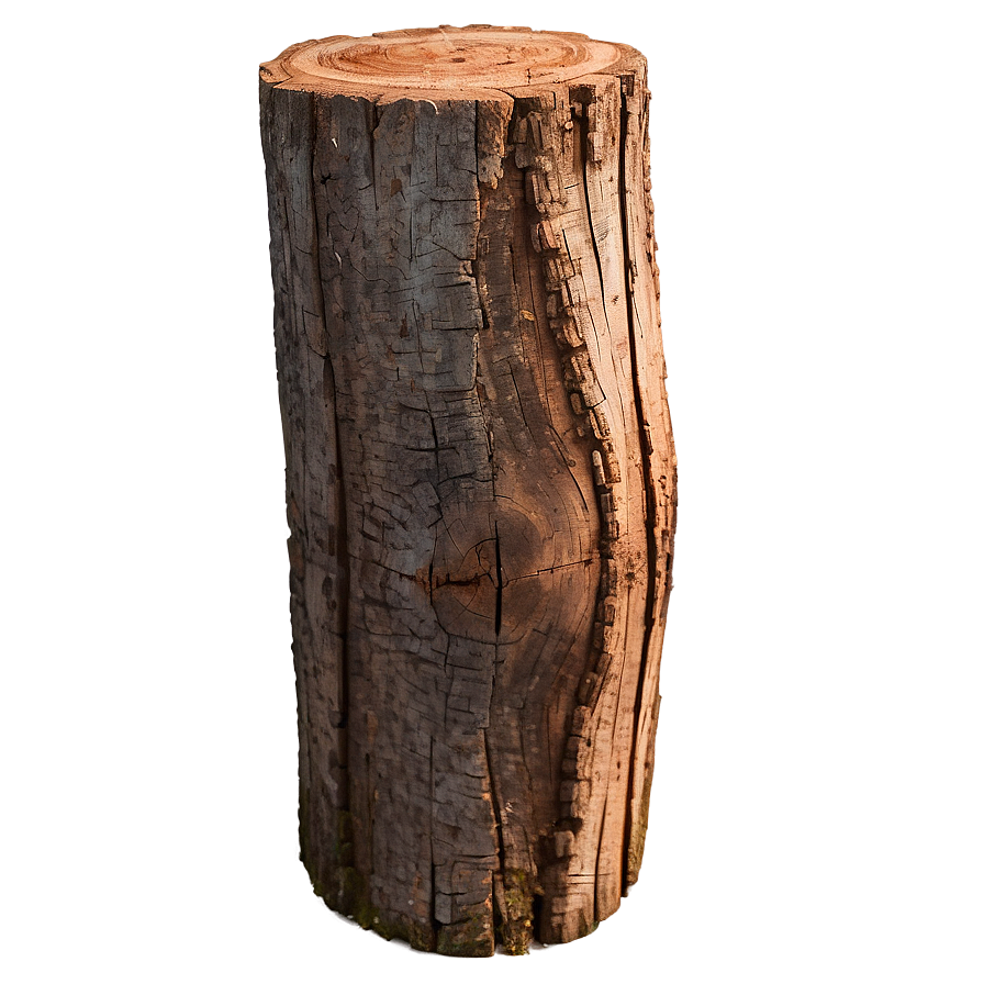 Old Wooden Log Png Faw PNG Image