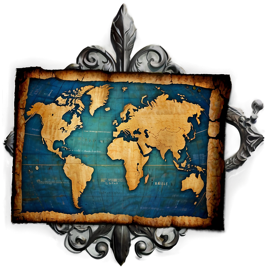 Old World Map Png 62 PNG Image