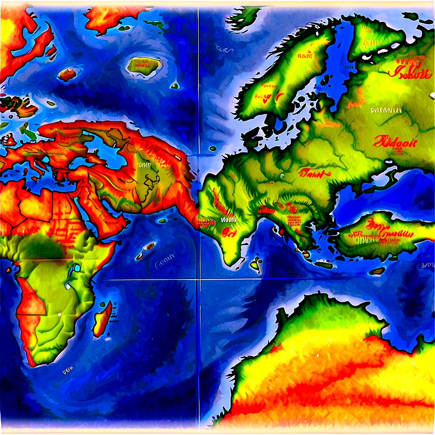 Old World Map Png Blq39 PNG Image