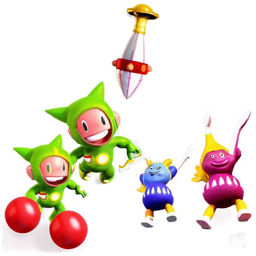 Olimar Adventure Scene Png Luu95 PNG Image