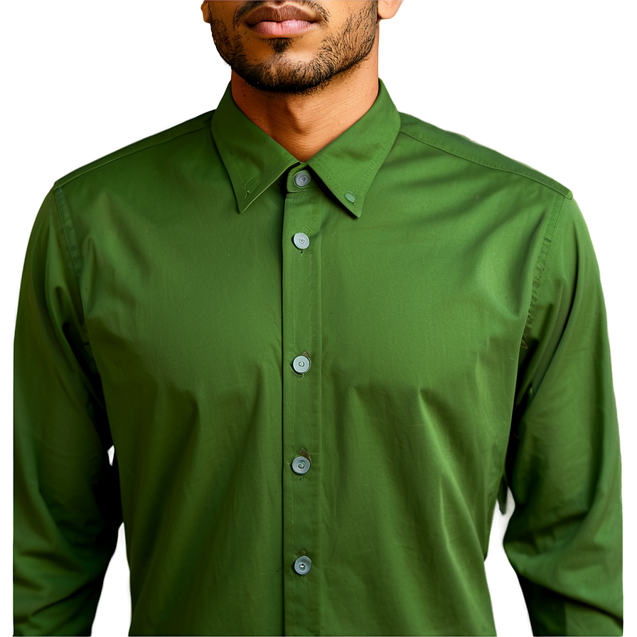 Olive Blank Shirt Png 06272024 PNG Image