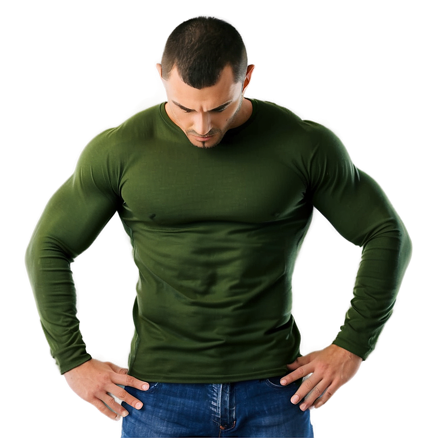 Olive Blank Shirt Png Ifu22 PNG Image