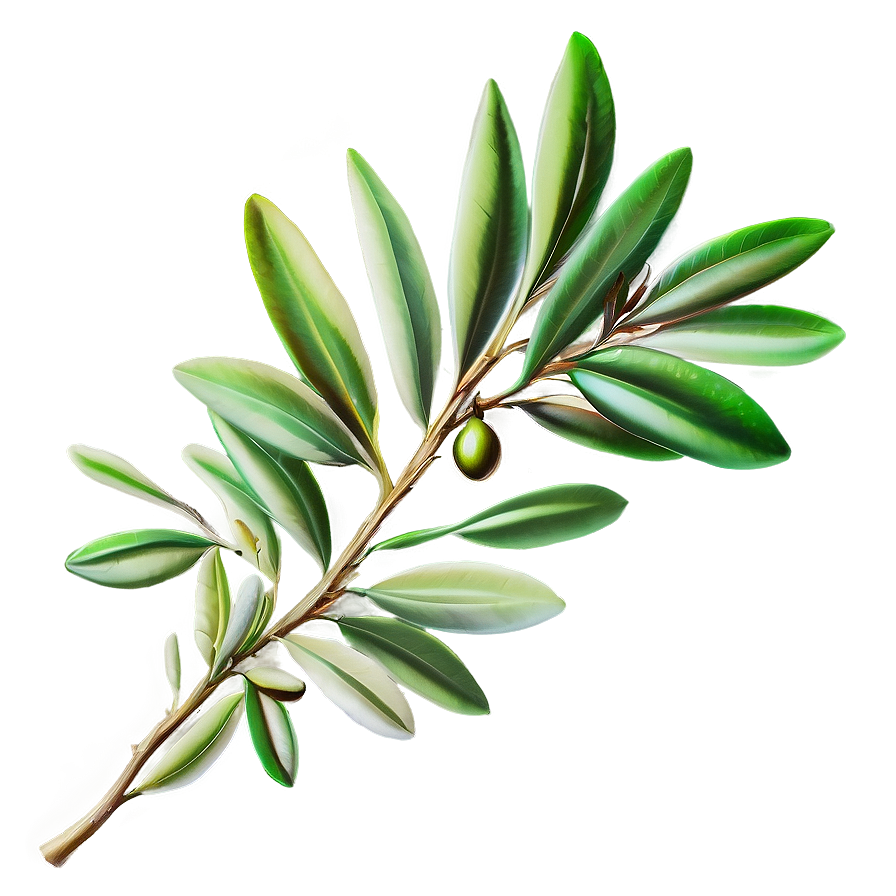 Olive Branch Border Png 45 PNG Image