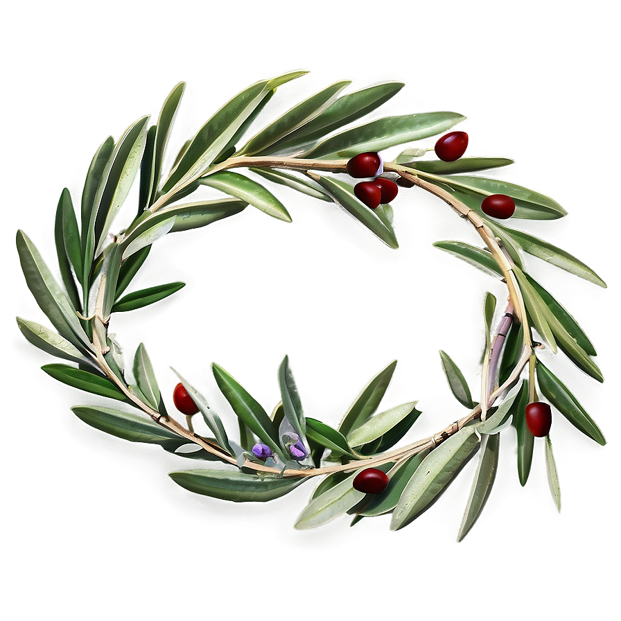 Olive Branch Border Png 49 PNG Image