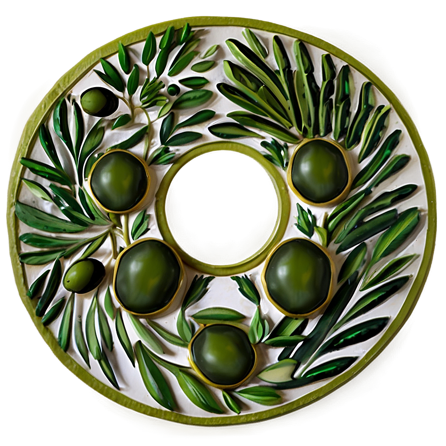 Olive Green Circle Drawing Png Wdv PNG Image