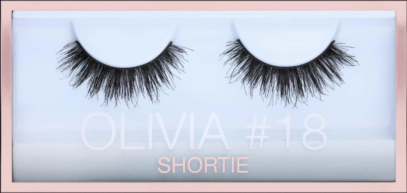 Olivia18 Shortie Fake Eyelashes PNG Image