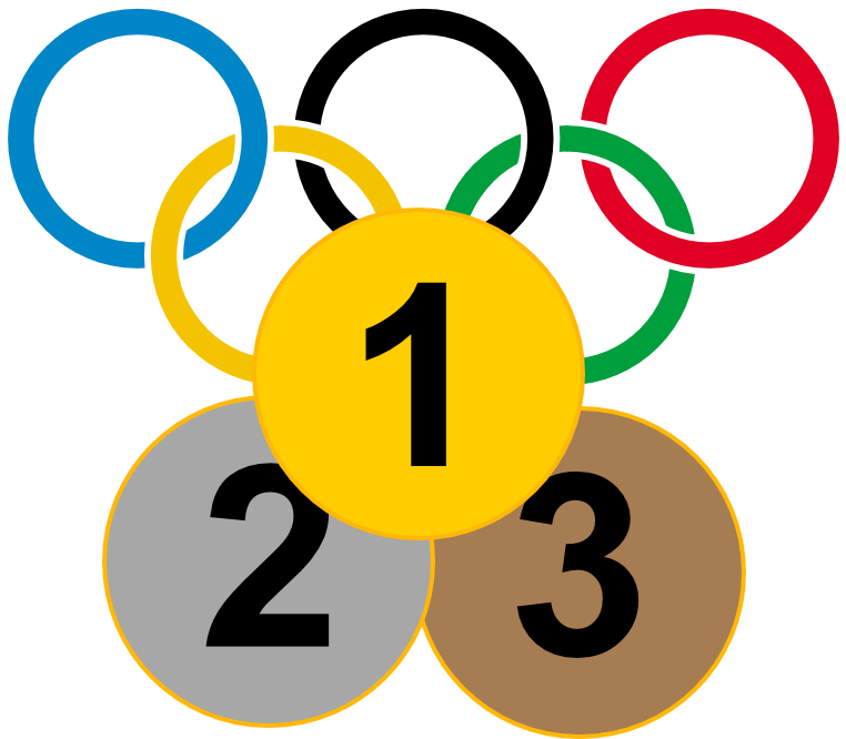 Olympic Medals Ranking Concept PNG Image