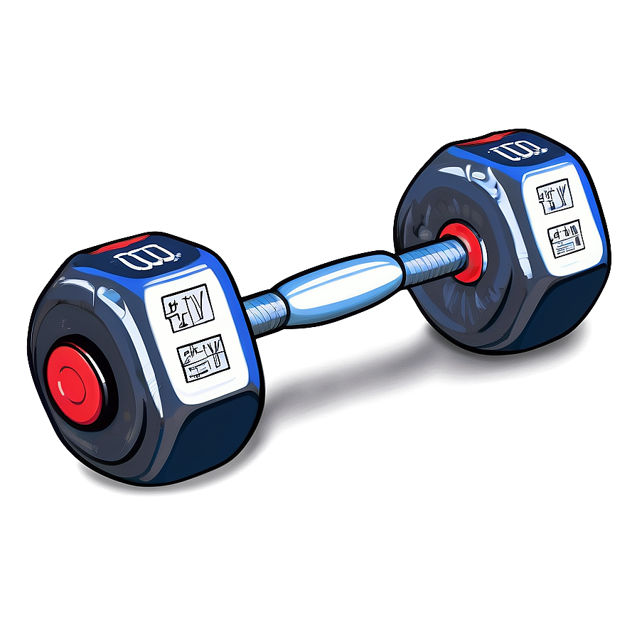 Olympic Standard Dumbbell Png 05252024 PNG Image