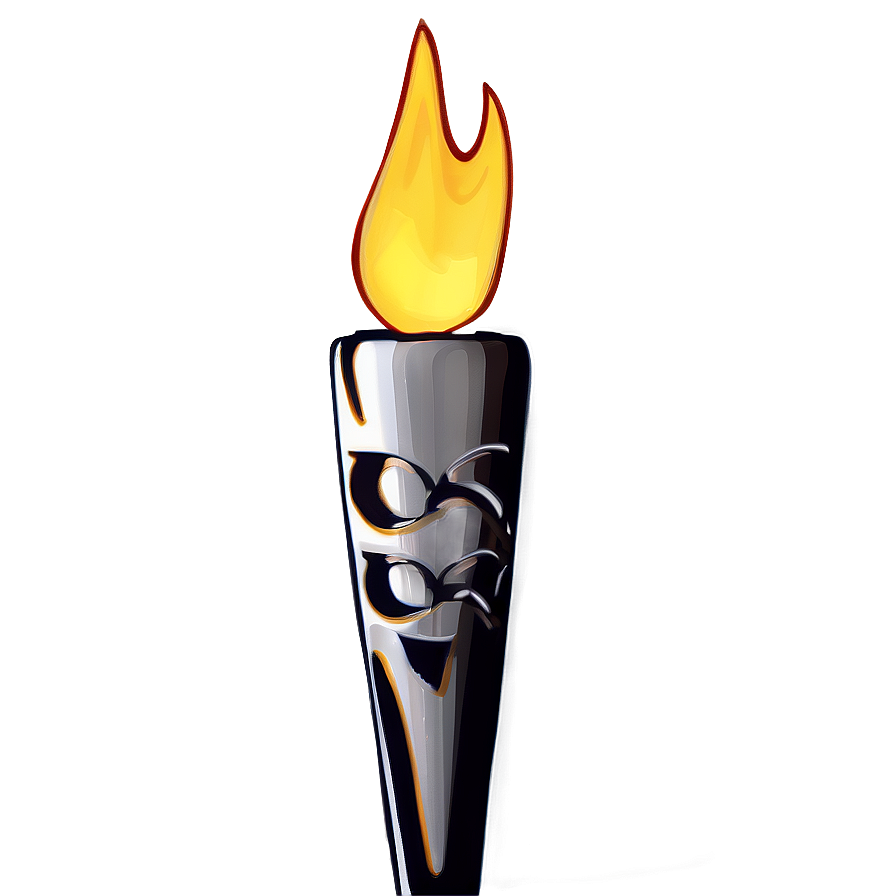 Olympic Torch Illustration Png 06272024 PNG Image