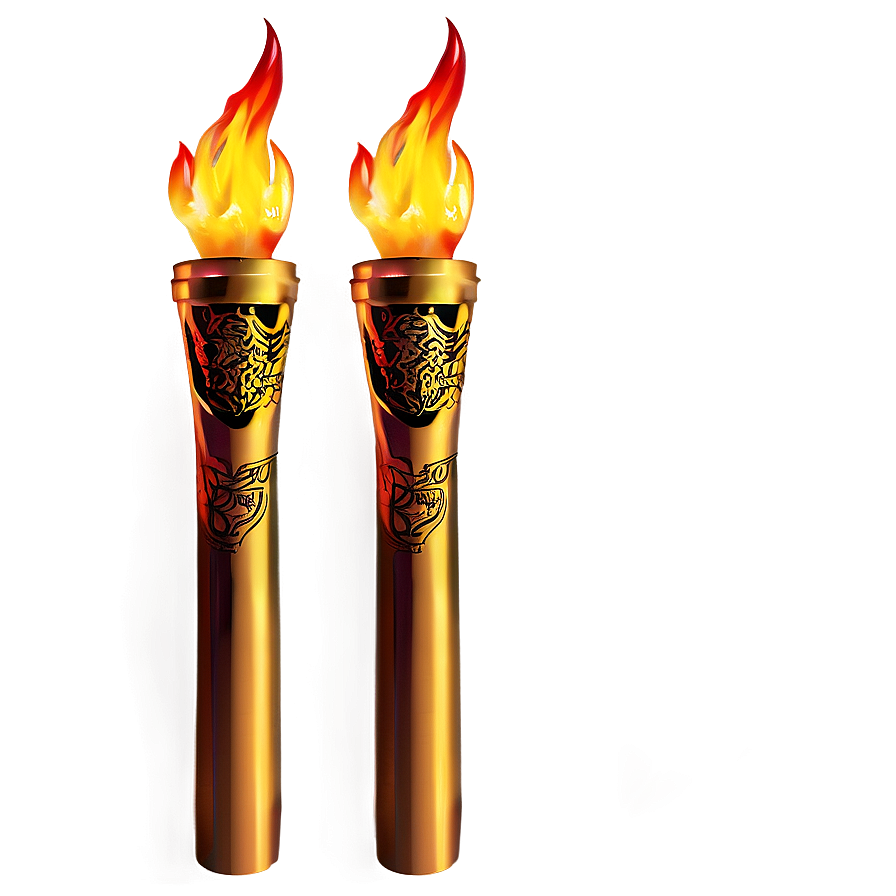 Olympic Torch In Darkness Png Tcu PNG Image