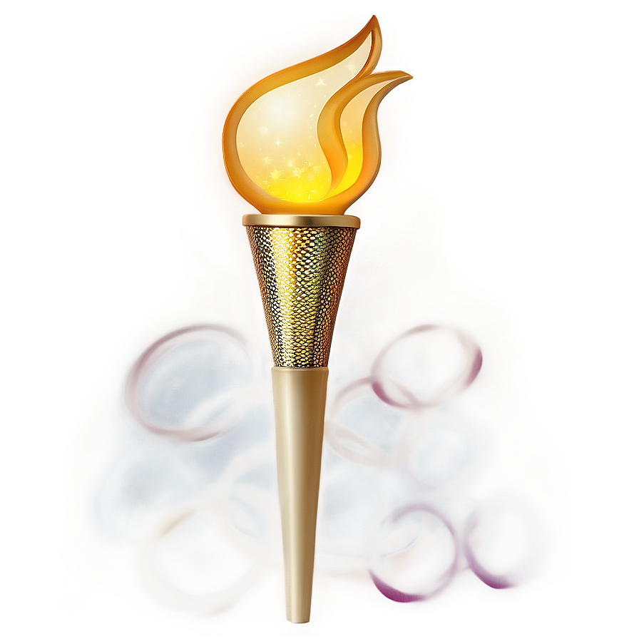 Olympic Torch With Stars Png 74 PNG Image