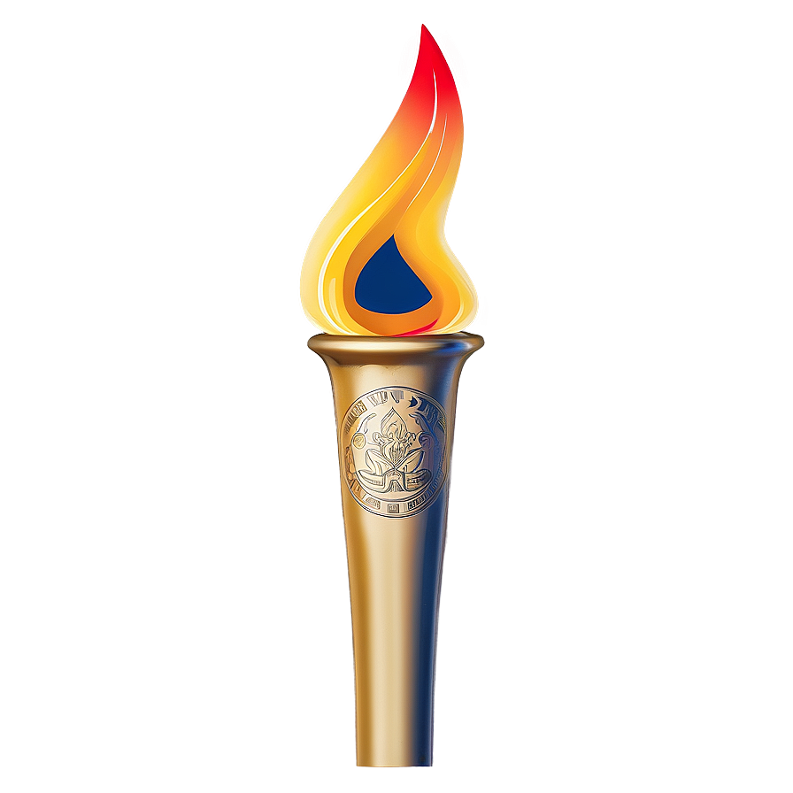 Olympics Torch Flame Png Okn78 PNG Image