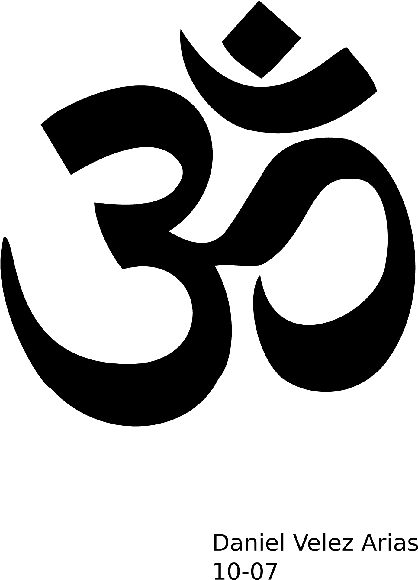 Om Symbol Illustration PNG Image