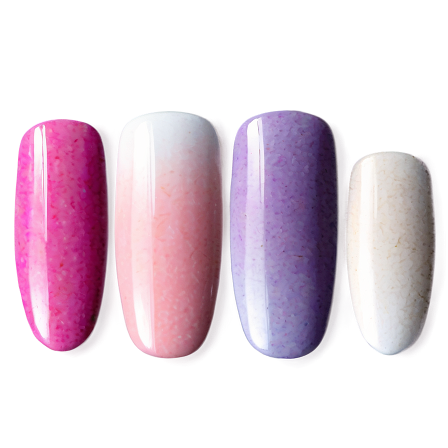 Ombre Single Acrylic Nail Png 06272024 PNG Image