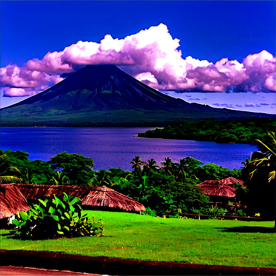 Ometepe Island Nicaragua Png Arv PNG Image