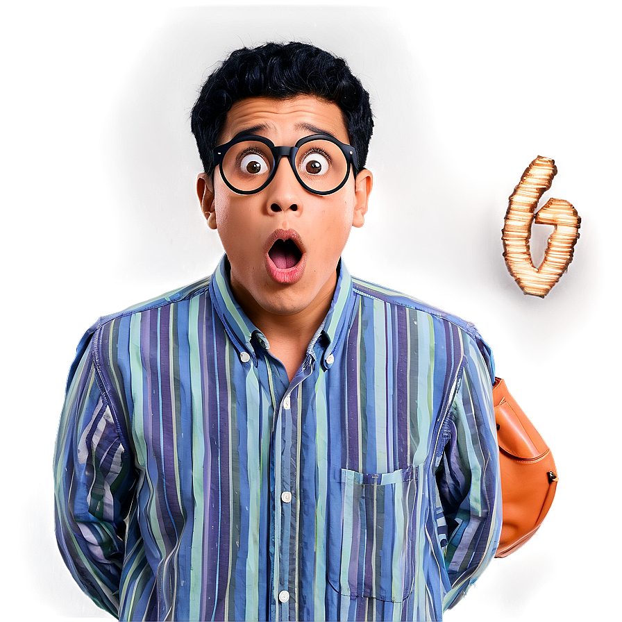 Omg Shocked Character Png 06242024 PNG Image