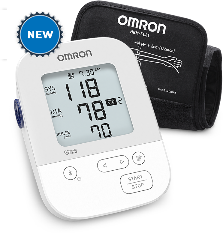 Omron Blood Pressure Monitor H E M F L31 PNG Image