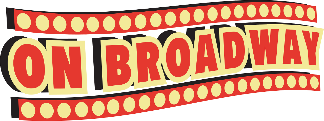 On Broadway Sign Illustration PNG Image