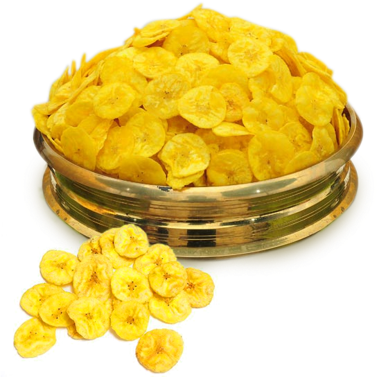 Onam Festival Banana Chips Traditional Snack PNG Image