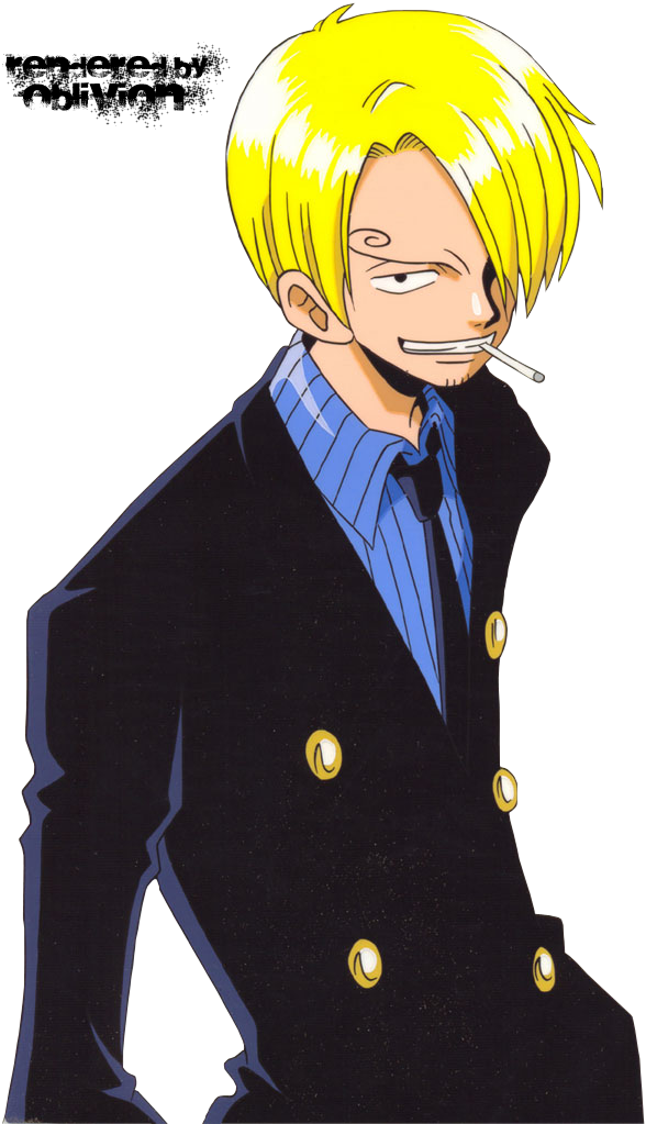 One Piece Sanji Character Art PNG Image