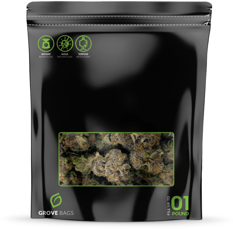 One Pound Cannabis Storage Bag PNG Image