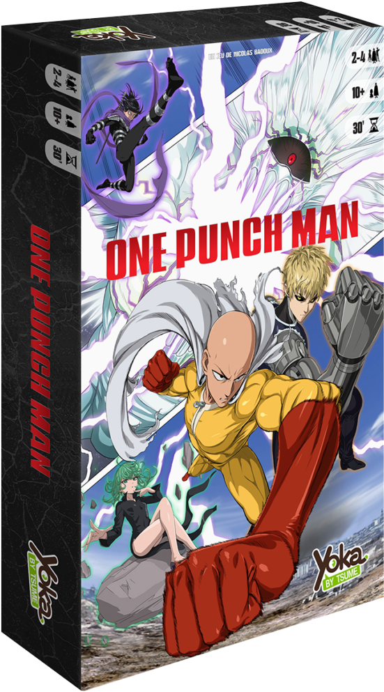 One Punch Man Board Game Cover Art PNG Image