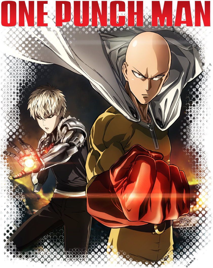 One Punch Man Heroes Ready PNG Image