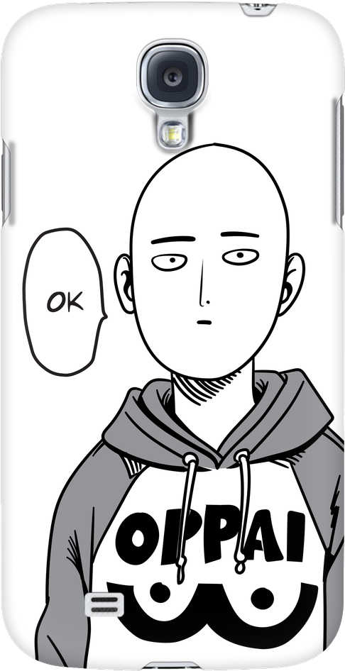 One Punch Man Phone Case PNG Image