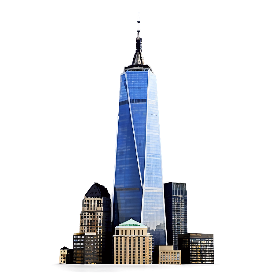 One World Trade Center City Backdrop Png 06252024 PNG Image