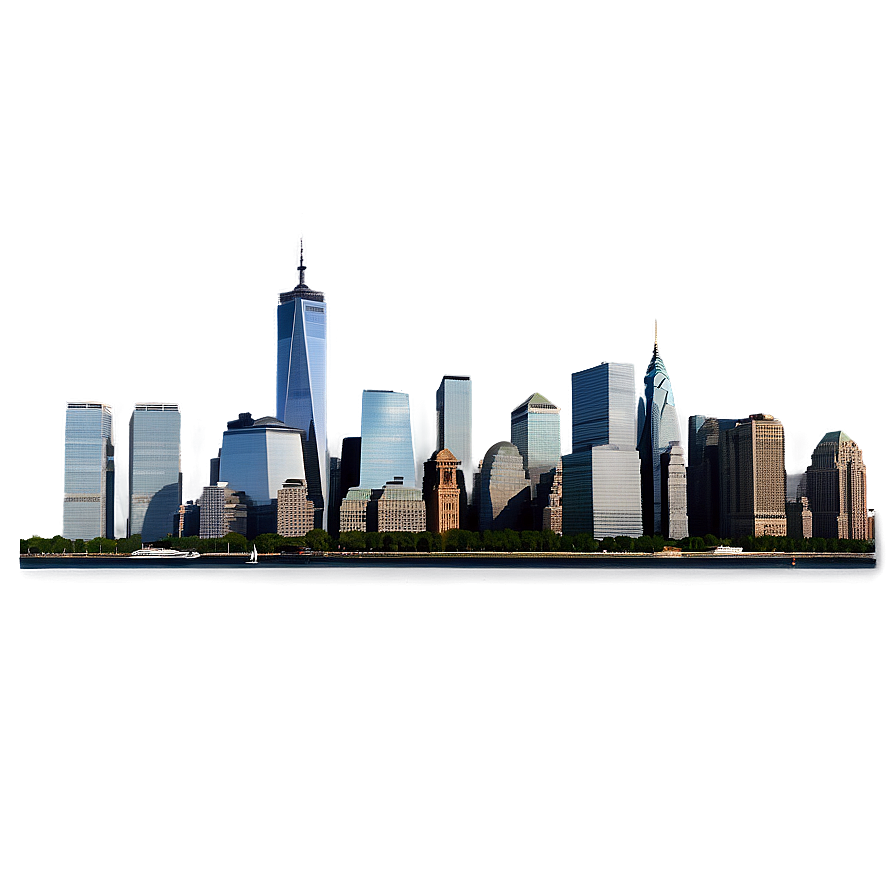 One World Trade Center Dusk View Png 54 PNG Image