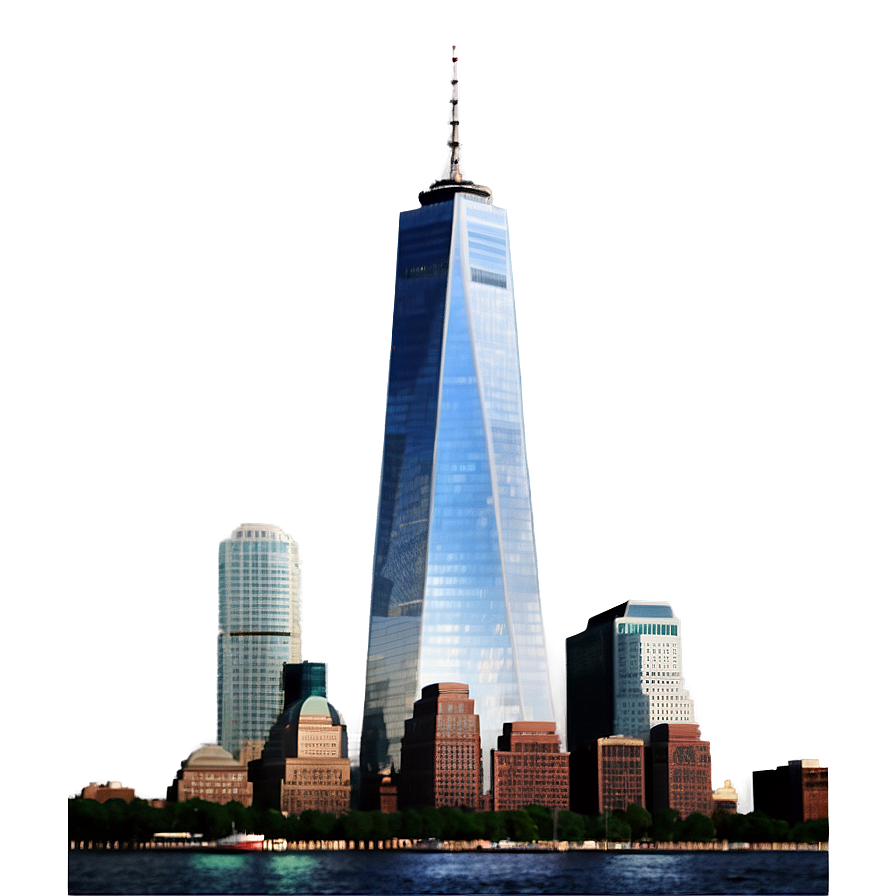 One World Trade Center Festive Season Png Fea35 PNG Image