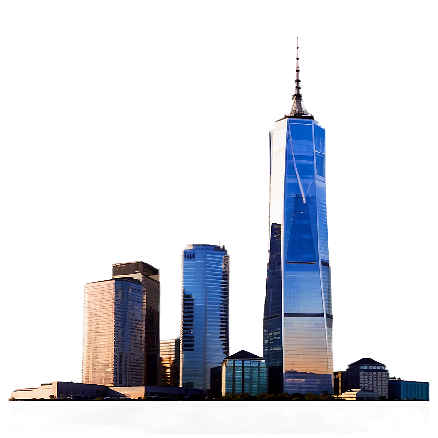 One World Trade Center Golden Hour Png 06252024 PNG Image