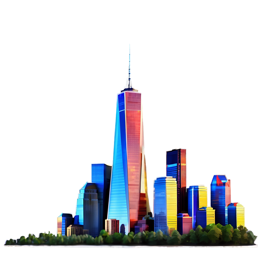 One World Trade Center Iconic Structure Png Oah PNG Image