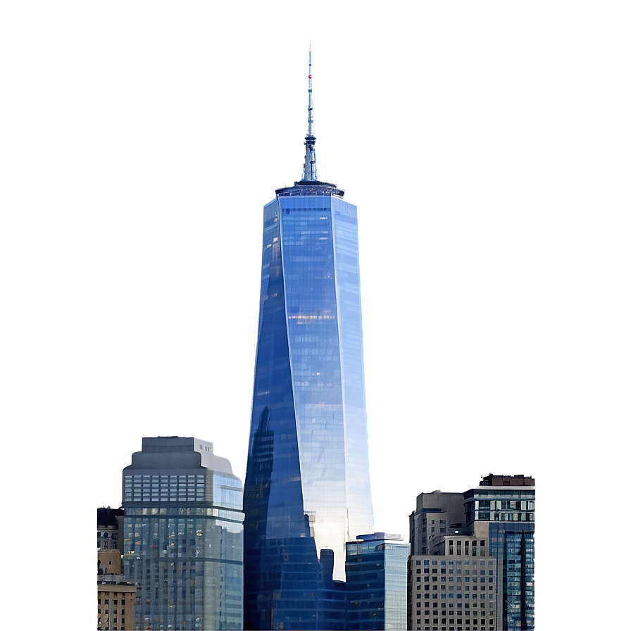 One World Trade Center Panoramic View Png Nsd50 PNG Image