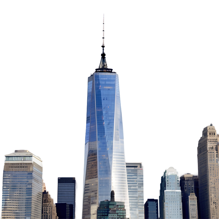 One World Trade Center Rooftop View Png 48 PNG Image