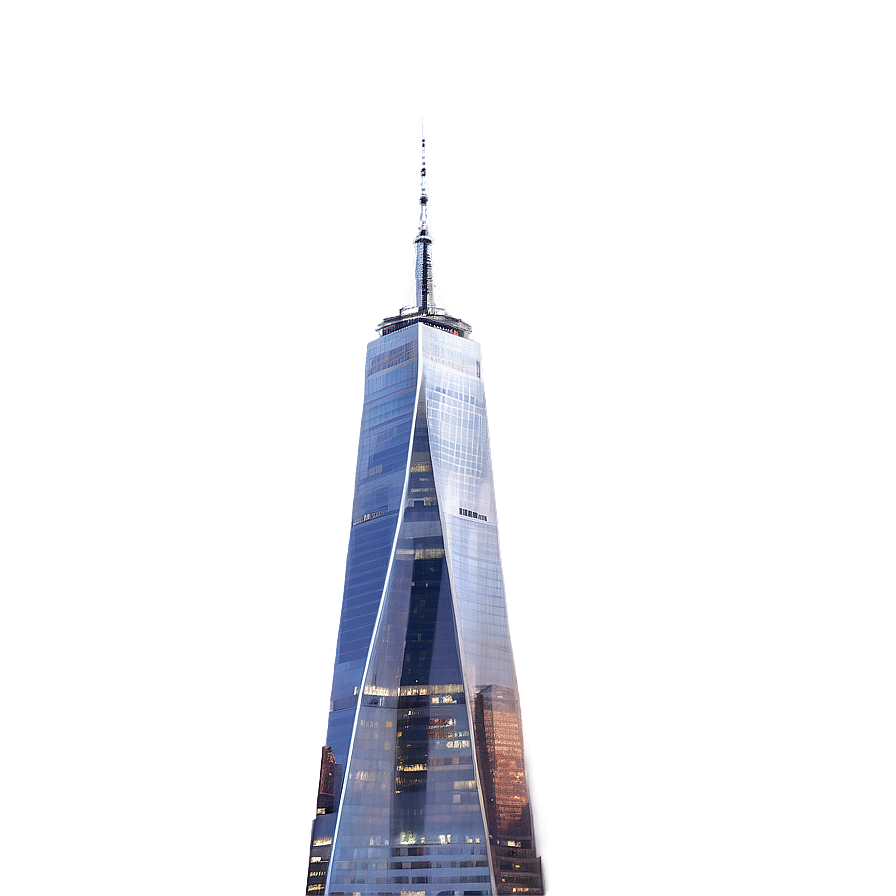 One World Trade Center Sparkling Night Png 26 PNG Image