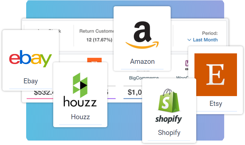 Online Marketplace Logos Comparison PNG Image