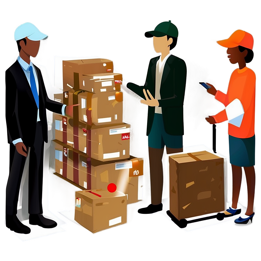 Online Shopping Delivery Png 41 PNG Image