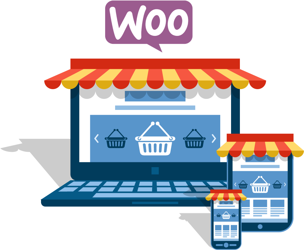 Online Shopping Platforms Woo Commerce PNG Image