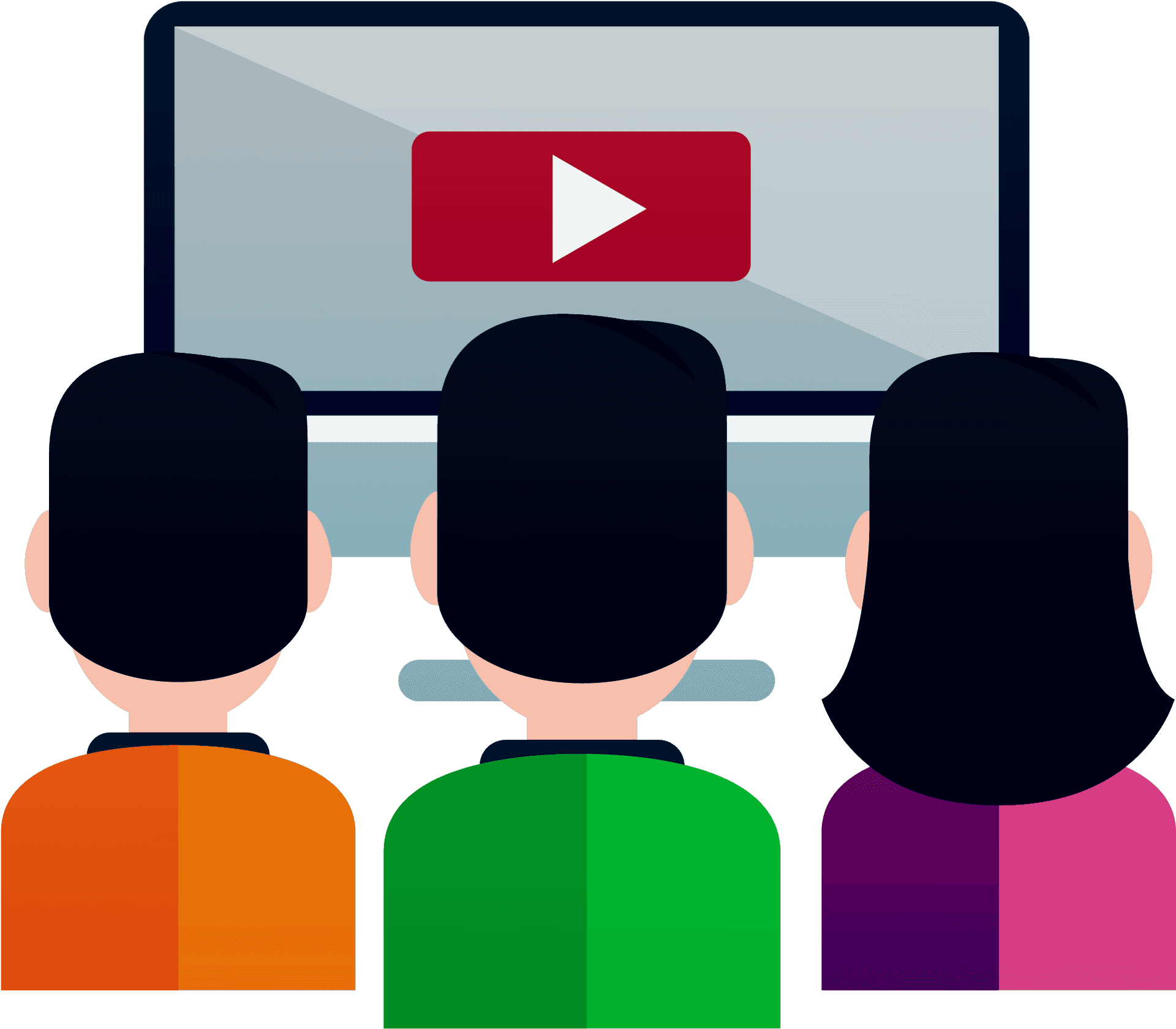 Online Video Streaming Viewers Icon PNG Image