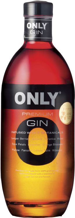 Only Premium Gin Bottle PNG Image