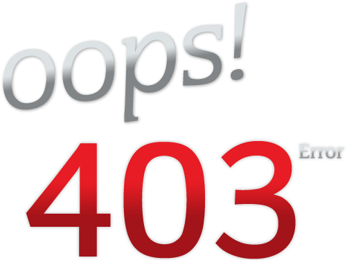 Oops Error403 PNG Image